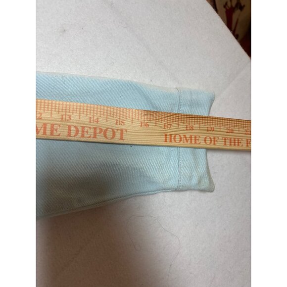 Forever 21 Womens Light Blue Cropped Denim Jacket With Button Closure & Small - Picture 7 of 11